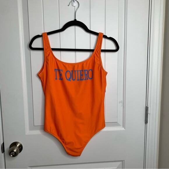 Alberta Ferretti one piece Te Quiero swimsuit size 42‎ - Picture 1 of 6
